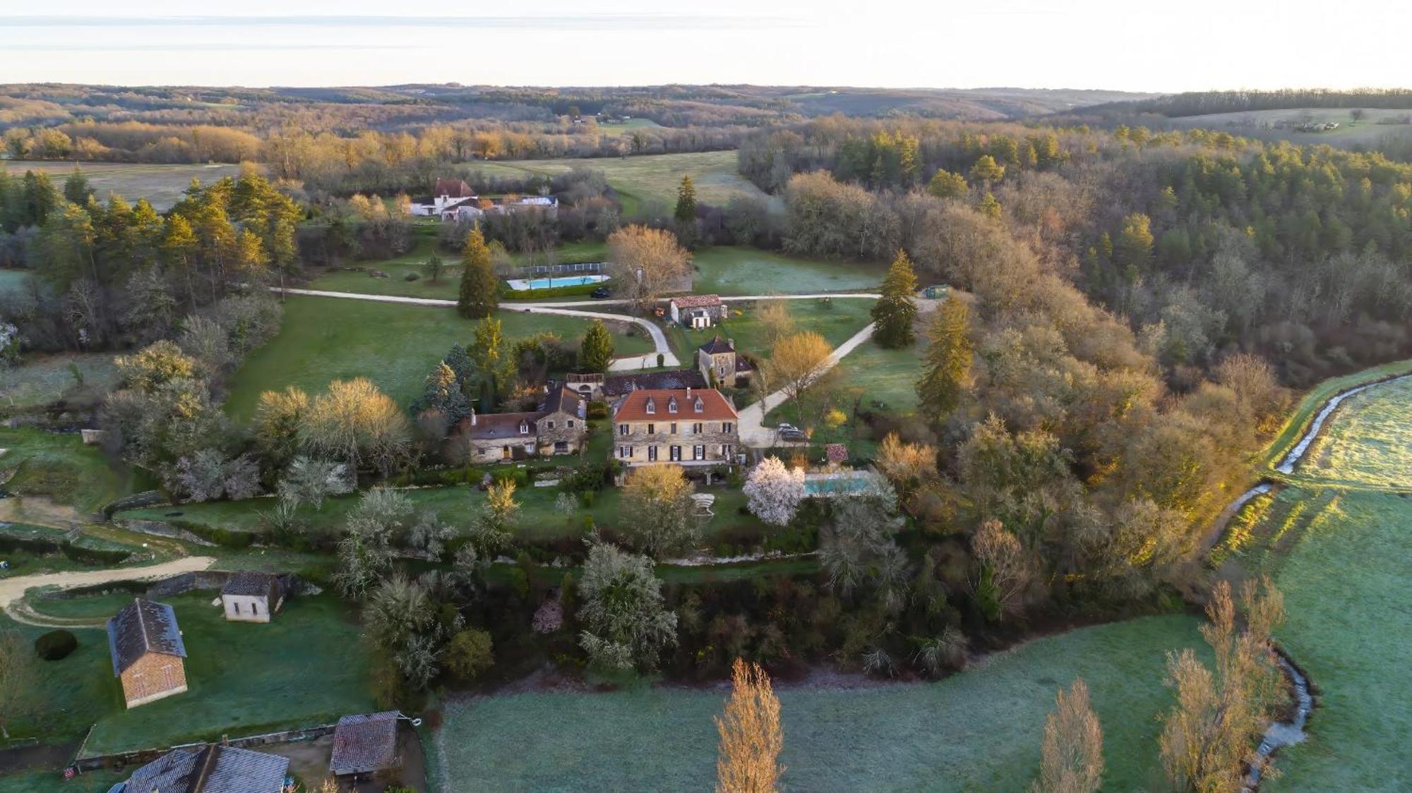 فيلا Le Manoir De St Marcel Saint-Marcel-du-Périgord الغرفة الصورة